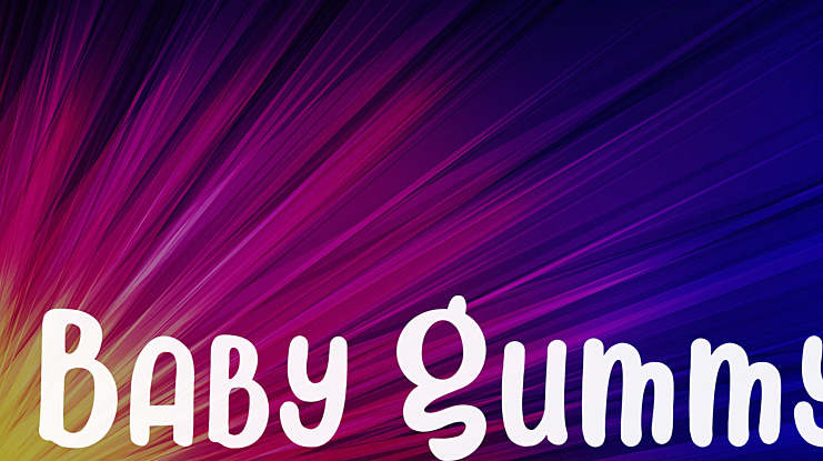 Baby Gummy Font