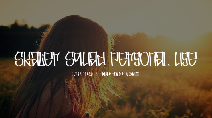 Skater Squad personal use Font