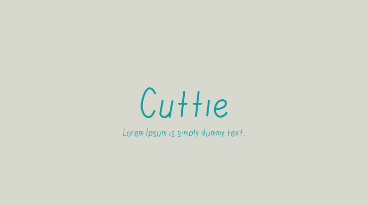 Cuttie Font