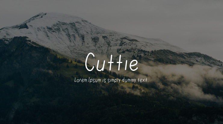Cuttie Font