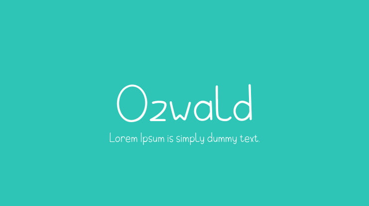 Ozwald Font