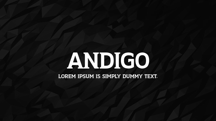 ANDIGO Font