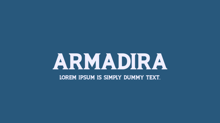 ARMADIRA Font