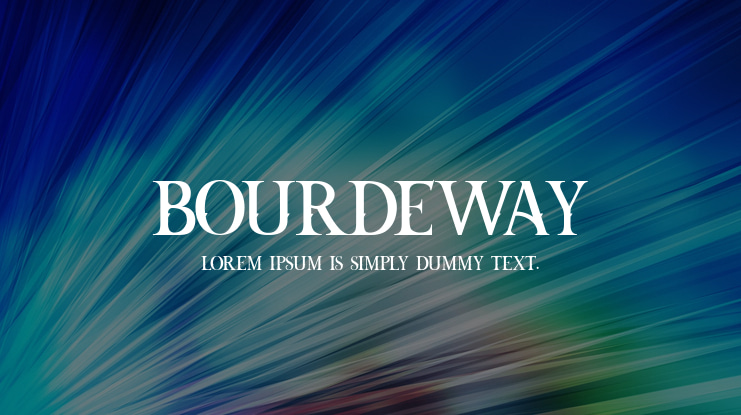 BOURDEWAY Font