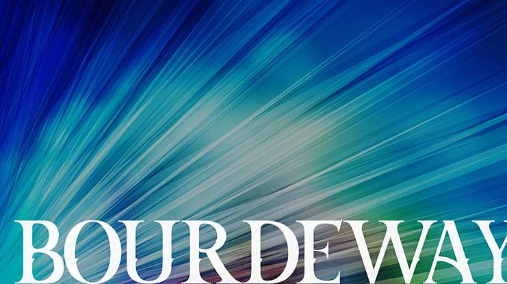 BOURDEWAY Font
