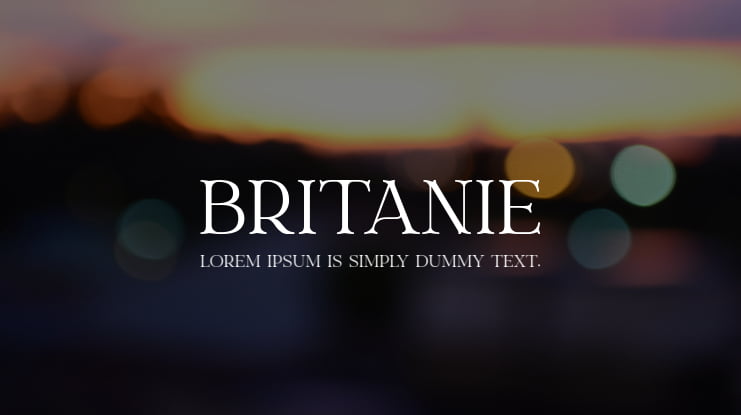 Britanie Font