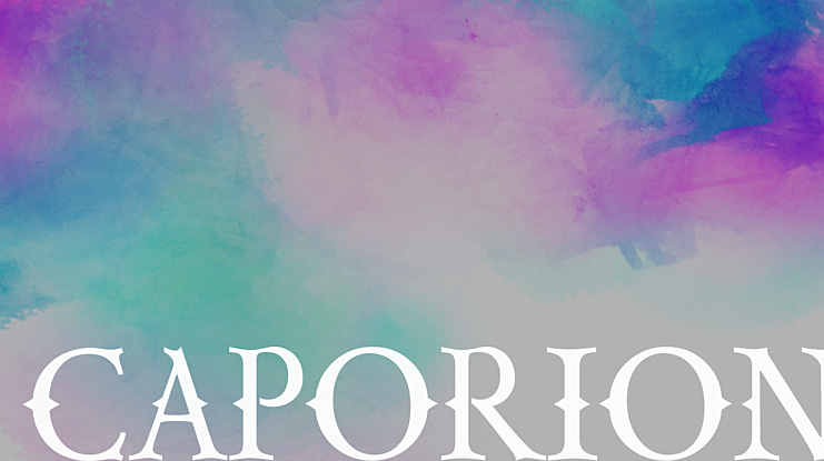 CAPORION Font