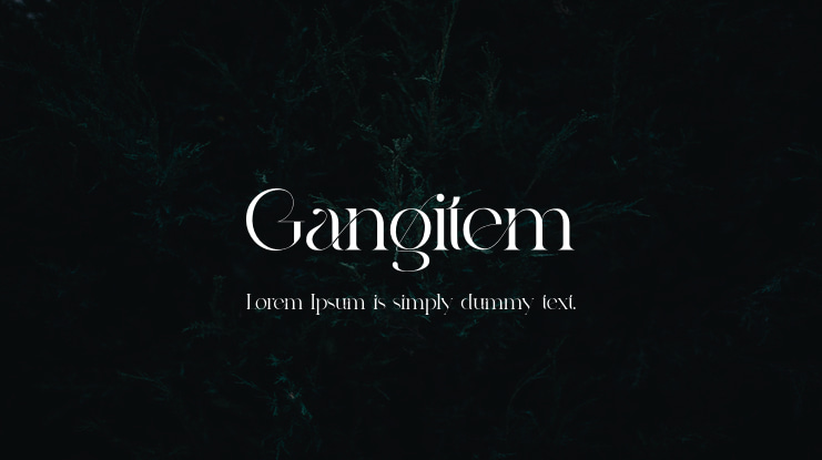 Gangitem Font