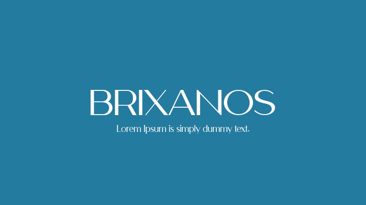 BRIXANOS Font