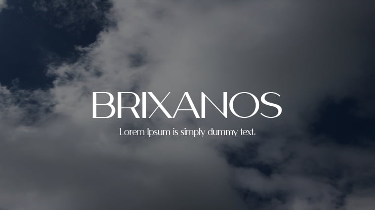 BRIXANOS Font