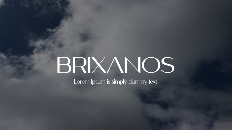 BRIXANOS Font