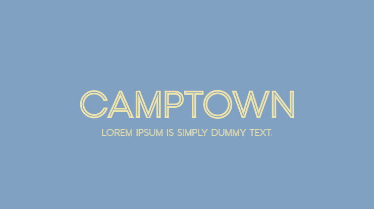 CAMPTOWN Font