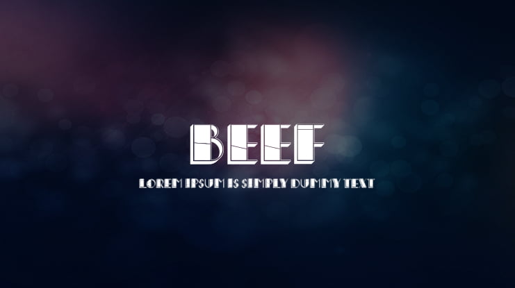 Beef Font