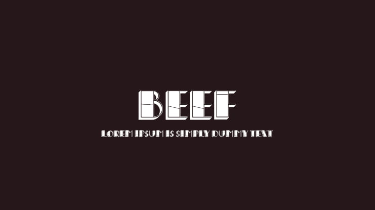 Beef Font