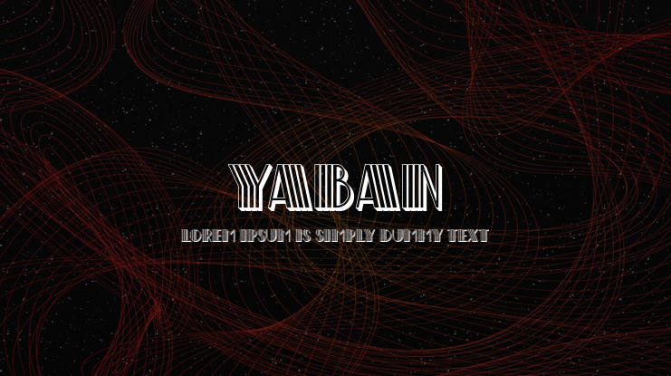 Yaban Font