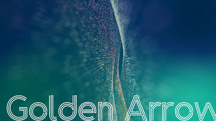 Golden Arrow Font