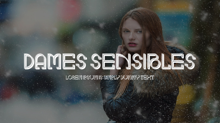 Dames Sensibles Font