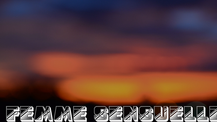 Femme Sensuelle Font