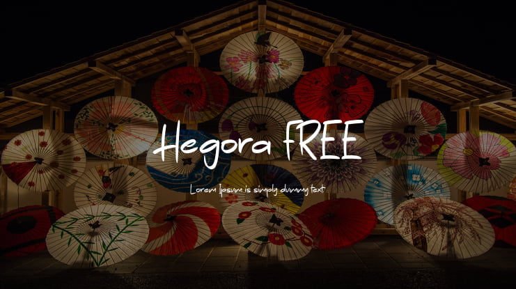 Hegora FREE Font