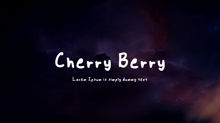 Cherry Berry Font