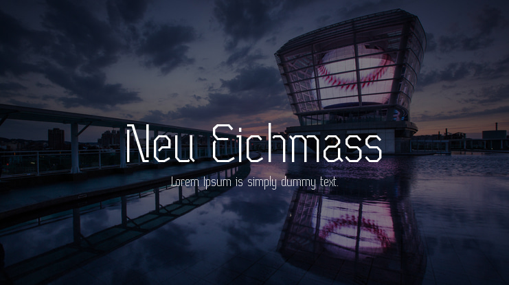 Neu Eichmass Font