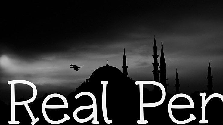 Real Pen Font