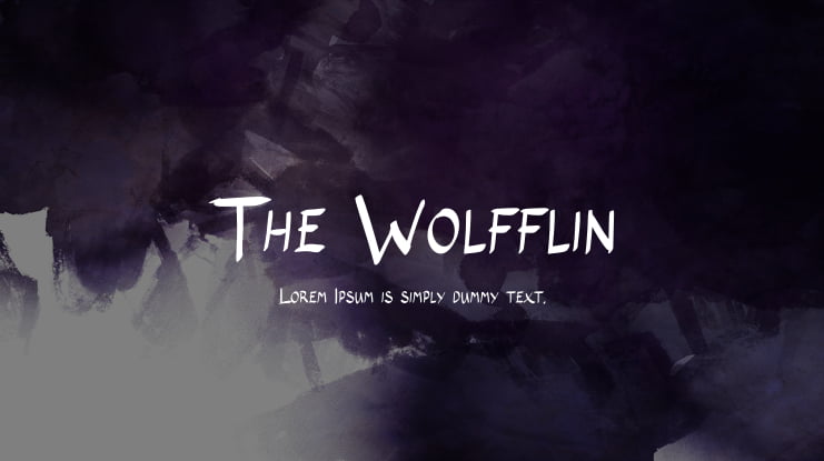 The Wolfflin Font