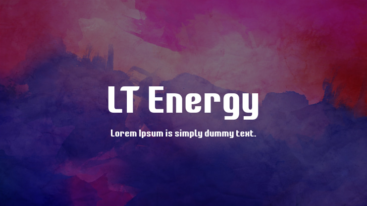 LT Energy Font Family