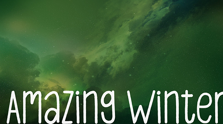 Amazing Winter Font
