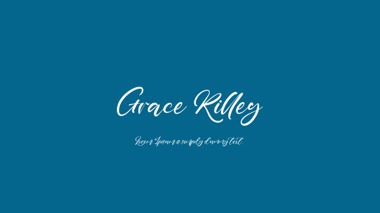 Grace Rilley Font Family