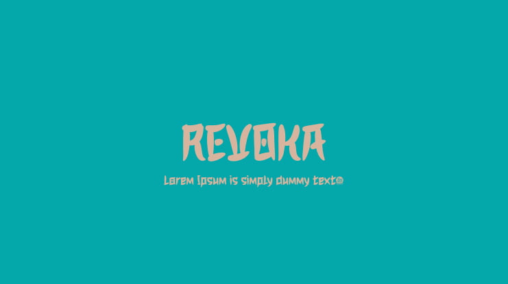 REVOKA Font