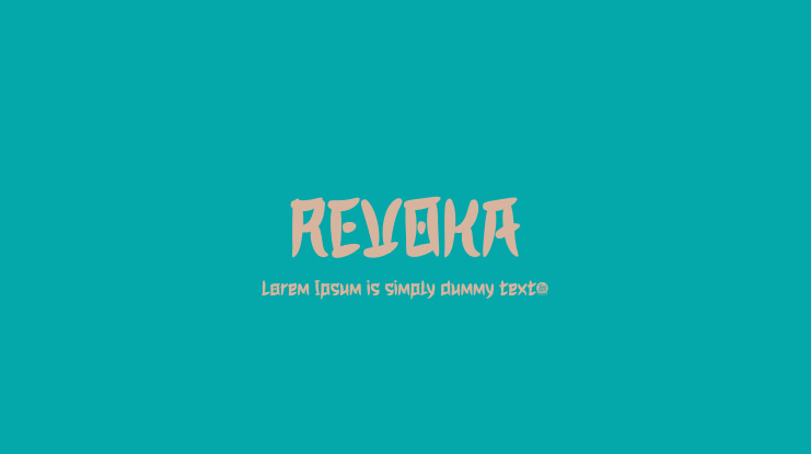 REVOKA Font