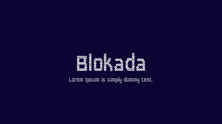 Blokada Font