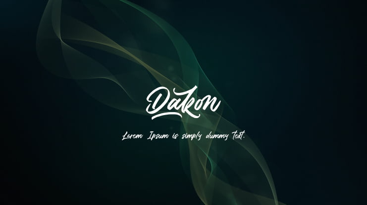 Dakon Font