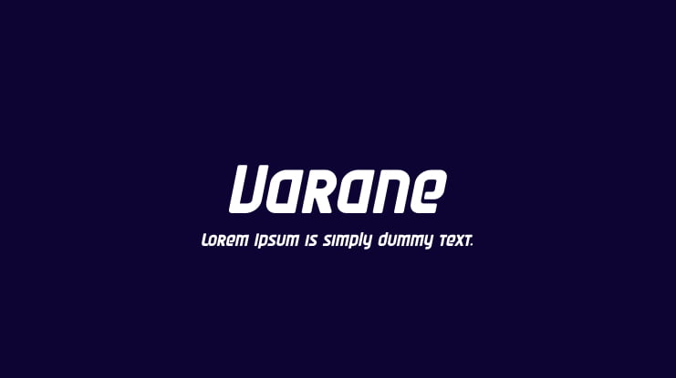 Varane Font