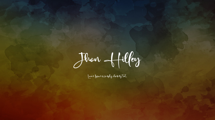 Jhon Hilley Font