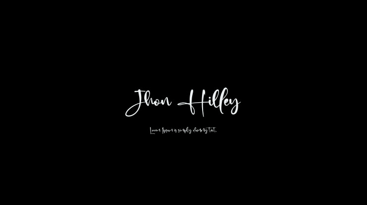 Jhon Hilley Font