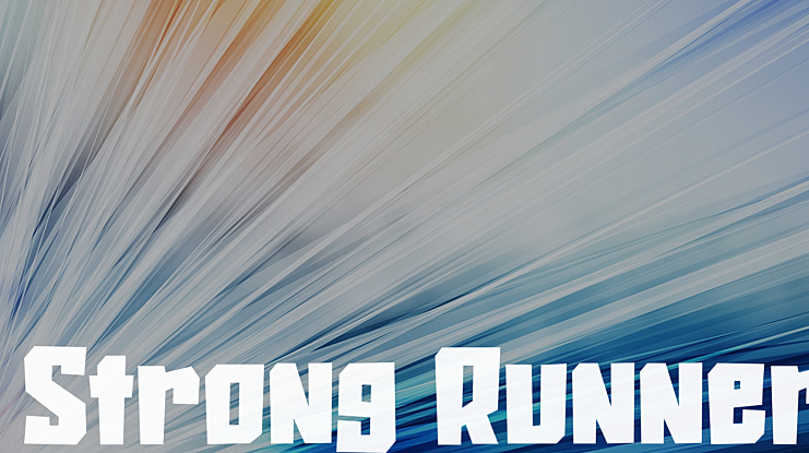 Strong Runner Font