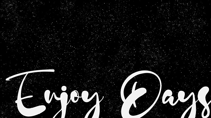 Enjoy Days Font