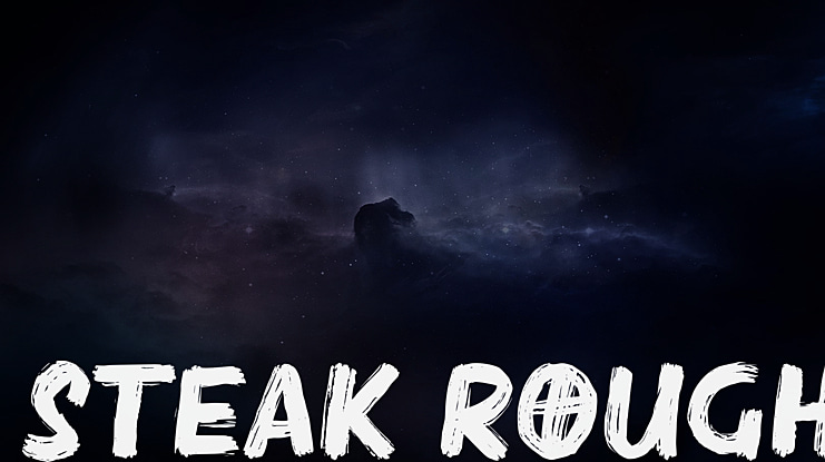 Steak Rough Font