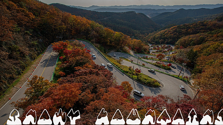 SNOWY MOUNTAINS Font