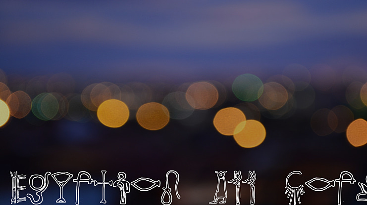 Egyptian All Caps Font