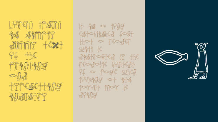 Egyptian All Caps Font