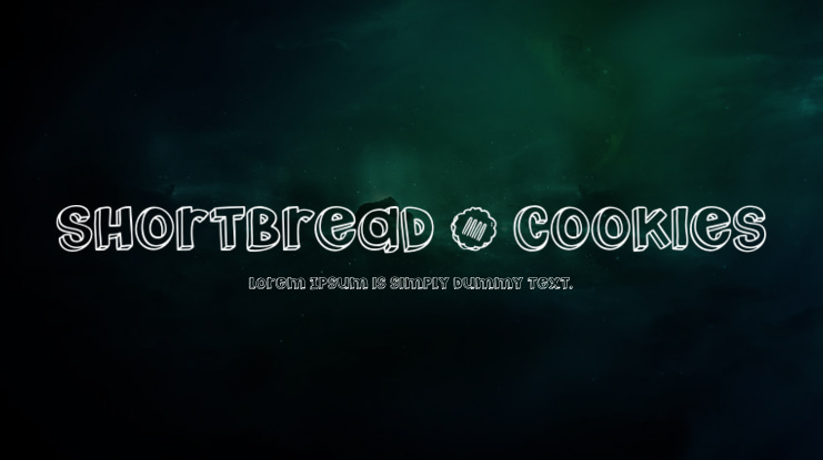 Shortbread _ Cookies Font