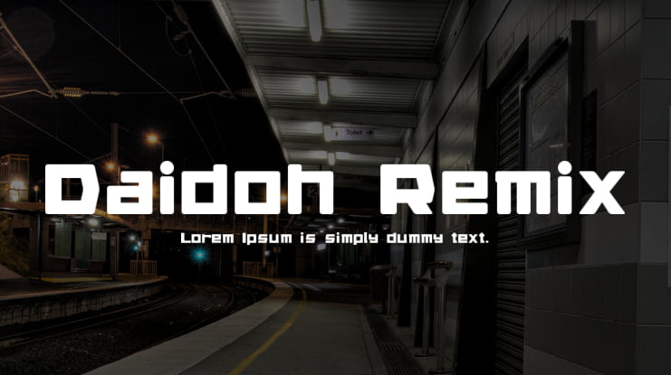 Daidoh Remix Font Family