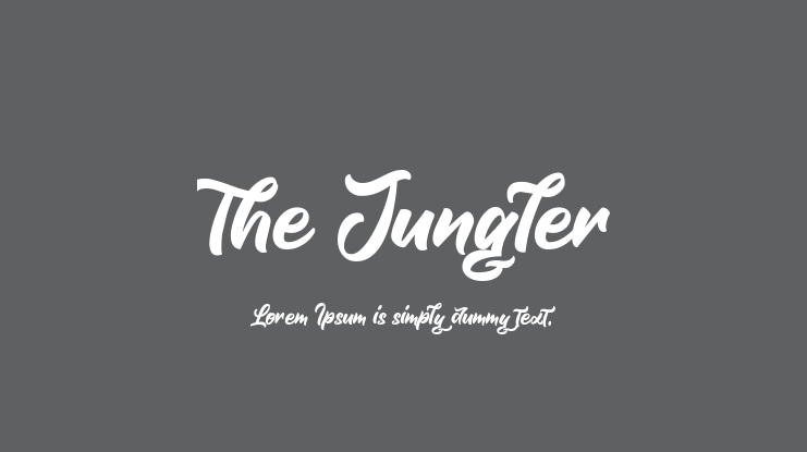 The Jungler Font