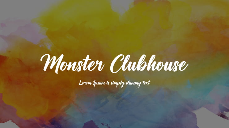 Monster Clubhouse Font