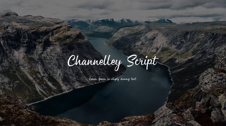 Channelley Script Font