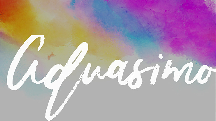 Aquasimo Font