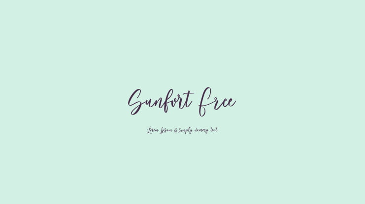 Sunfort Free Font